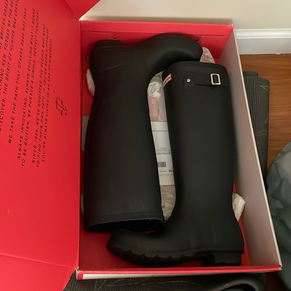 Hunter rain boots